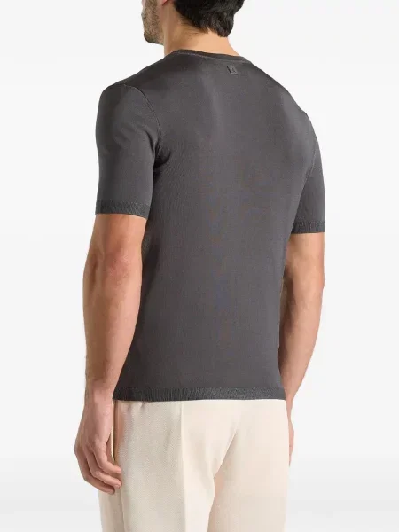 Pletené tričko Manière De Voir šedé