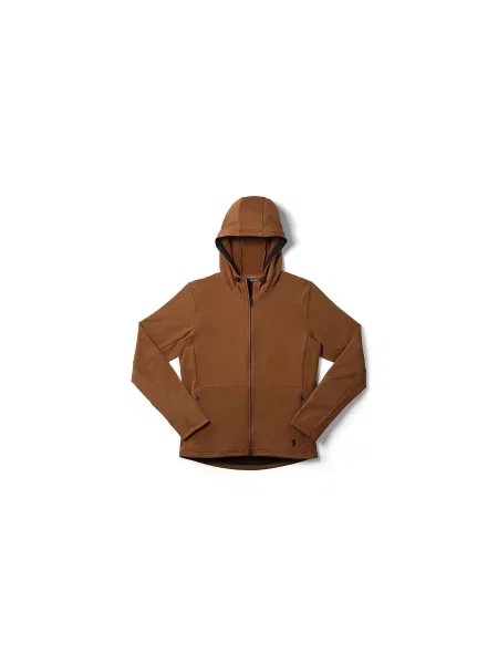 Chrome Industries M Merino Cobra Hoodie Mężczyźni Bluzy i bluzy z kapturem Chrome Size: M brązowy