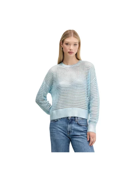 Sweter Desigual niebieski