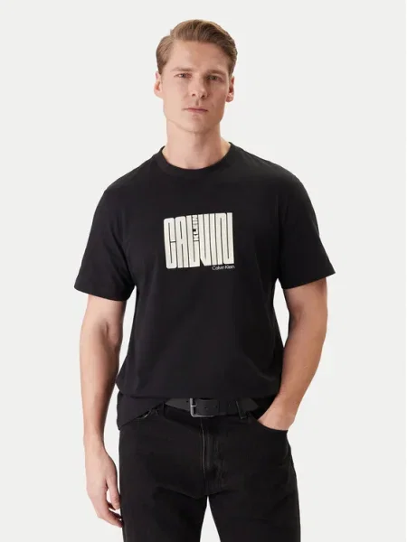 Тениска Calvin Klein черно