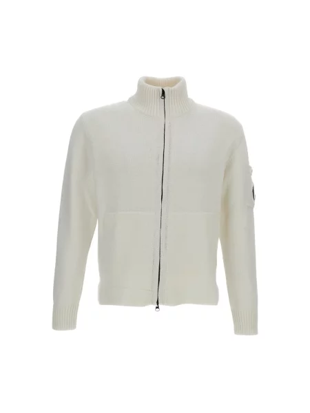 Kardigan C.p. Company ze stójką biały