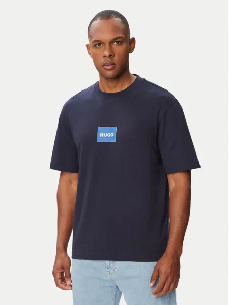 HUGO Tricou Nayonix Bleumarin albastru