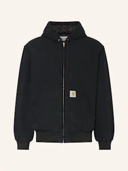 Kurtka Carhartt Wip z logo płócienna czarna