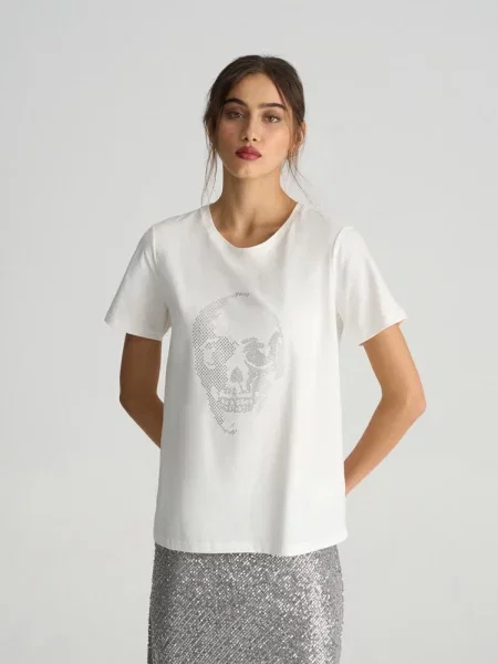 Футболка DIVERSE Oklaik бавовна/еластан білий