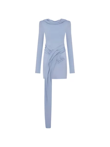 Rochie maxi Violante Nessi lungă de costum mini albastru