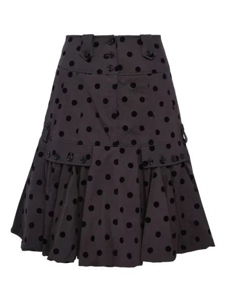 Midi-suknja Rokh iznad koljena siva