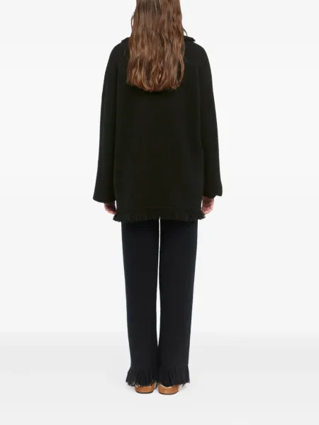 Cardigan Alanui cu franjuri negru