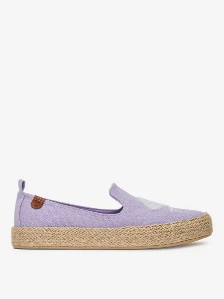 Espadryle fioletowe