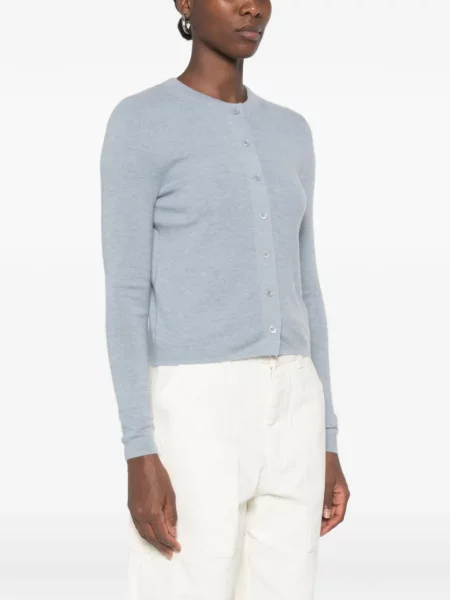 Cardigan Bompard tricotate albastru