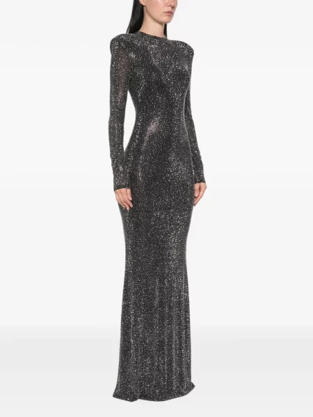 Lung rochie maxi Twenty Fourhaitch negru
