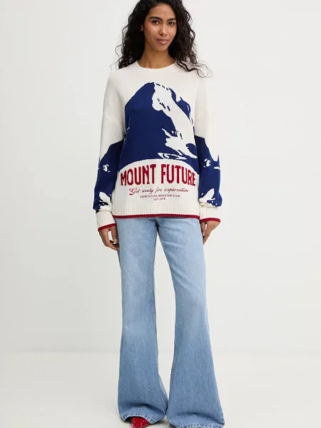 Светр з кашеміру FROM FUTURE легкий бежевий