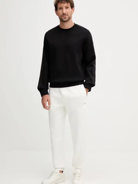 Спортивні штани Armani Exchange з принтом бежевий