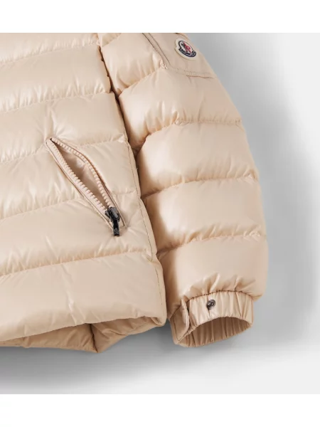 Gyerek pehelydzseki Moncler Enfant bézs