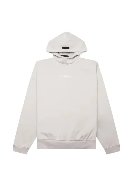 Hanorac cu glugă Fear Of God Essentials cu autograf gri