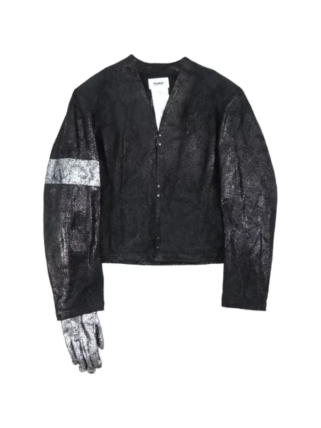 Geanta de piele Doublet negru