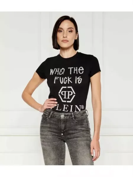 Philipp Plein Tricou SEXY PURE negru
