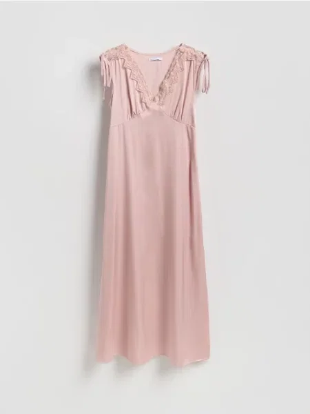 Reserved Rochie tip furou roz-piersică roz