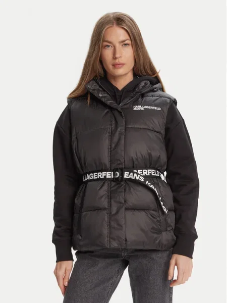 Елек Karl Lagerfeld Jeans зимен модел черно