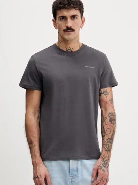 Tričko Tommy Hilfiger sivá