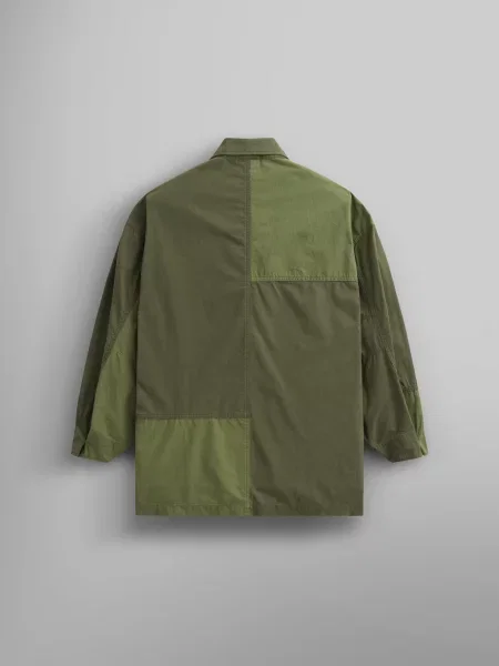 Рубашка Alpha Industries зеленая