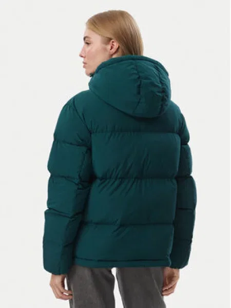 Vatovaná bunda Tommy Jeans zelená