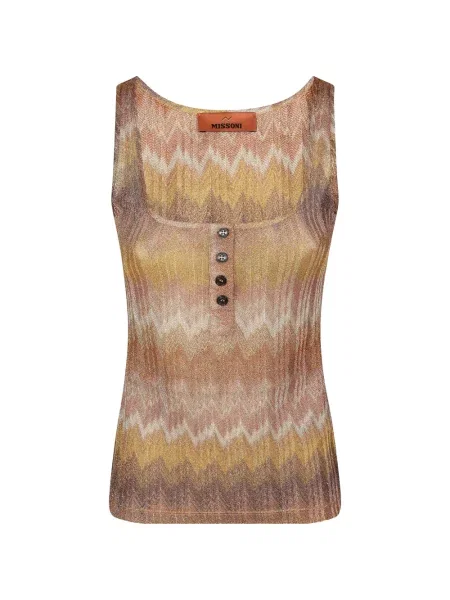 Top Missoni galben