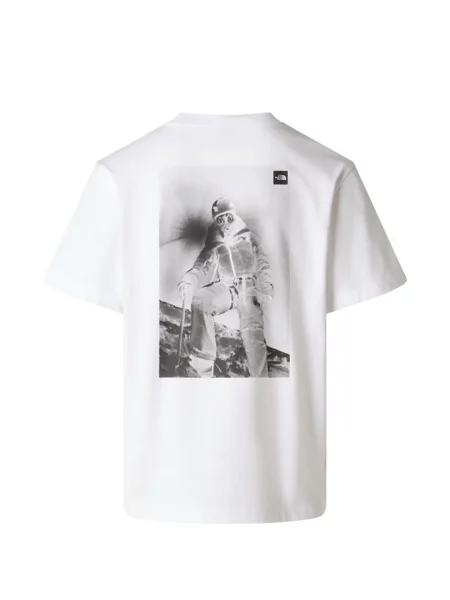 Tricou The North Face scurt alb