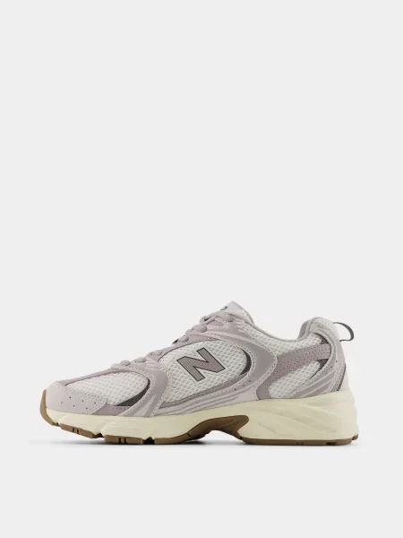 Кожаные повседневные кроссовки New Balance 530 серые