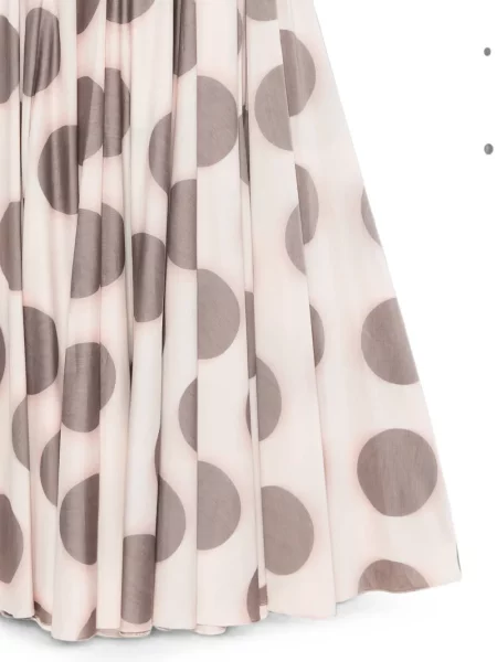 Fusta maxi Camilla cu buline roz