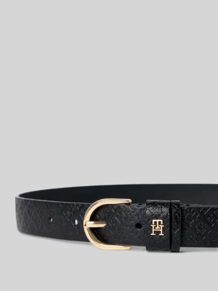 Ze skóry bydlęcej model ‘EFFORTLESS Tommy Hilfiger czarny