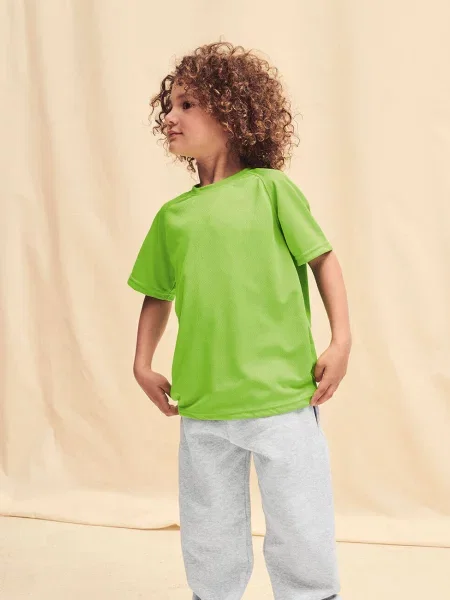 Tricou copii Fruit Of The Loom verde