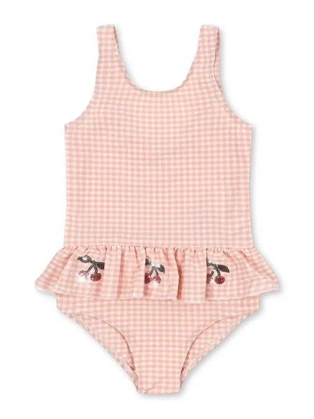 Konges Sløjd detské jednodielne plavky ETTA SWIMSUIT ružová