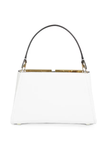 Shopper táska Elisabetta Franchi autogrammal fehér
