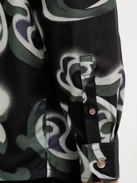 Сорочка PS Paul Smith regular класичний комір синій