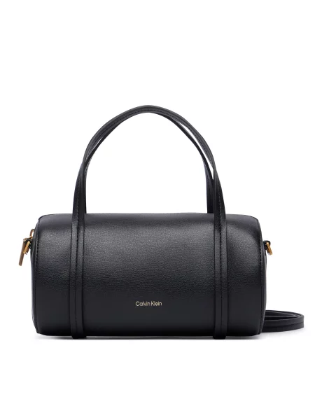 Calvin Klein Дамска чанта Foil Logo Small Duffle Bag черен