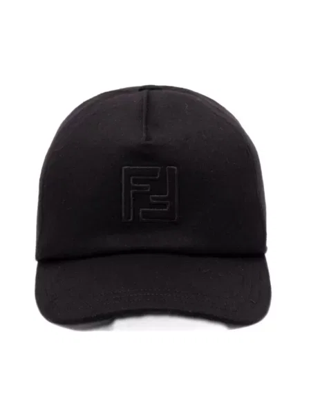 Czapka z daszkiem Fendi czarna