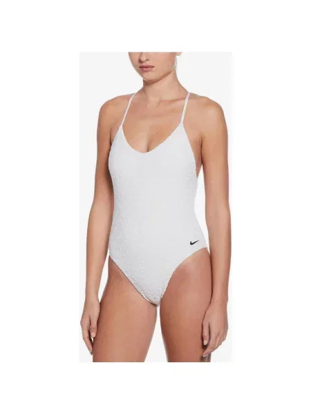 Strój kąpielowy Nike Swim Sport Style Y-Back czysty S biały