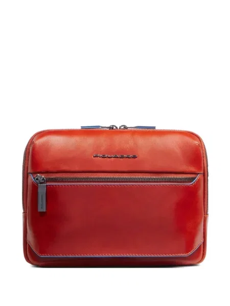 Geantă crossbody Piquadro din piele roșu