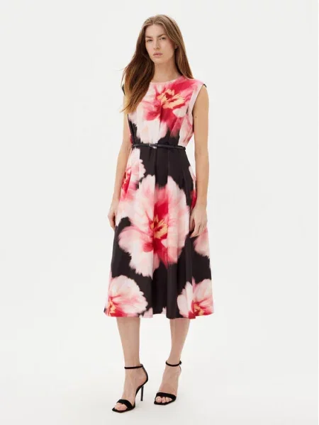 Cocktail obleka DKNY črna