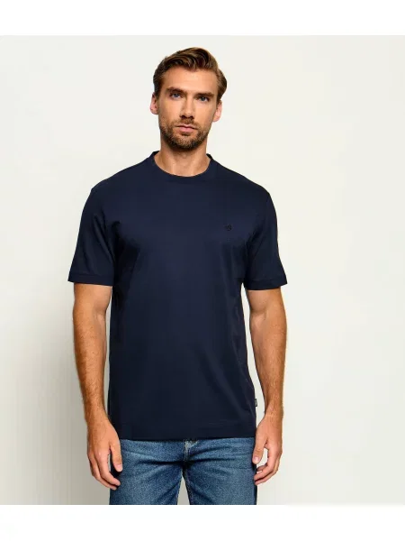 BOSS BLACK Tricou C-Taut 82 | mercerizat negru