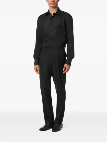Pantaloni Billionaire de lână negru