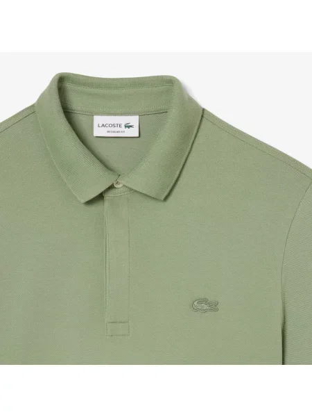 Поло Lacoste зеленое