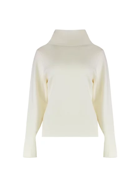 Golf Parosh z kaszmiru beżowy