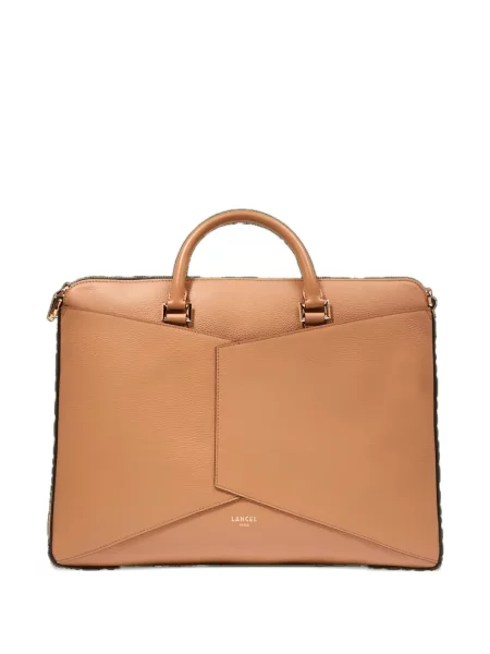Torebka skórzana Lancel skórzana brązowa