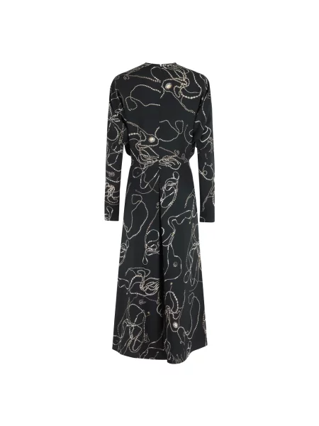 Sukienka midi Victoria Beckham czarna
