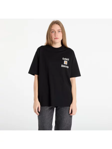Tričko Carhartt WIP S/S Schooling Heart T-Shirt UNISEX Black XS černé