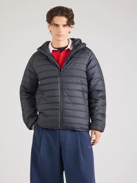 ADIDAS ORIGINALS Zimná bunda tmavosivá