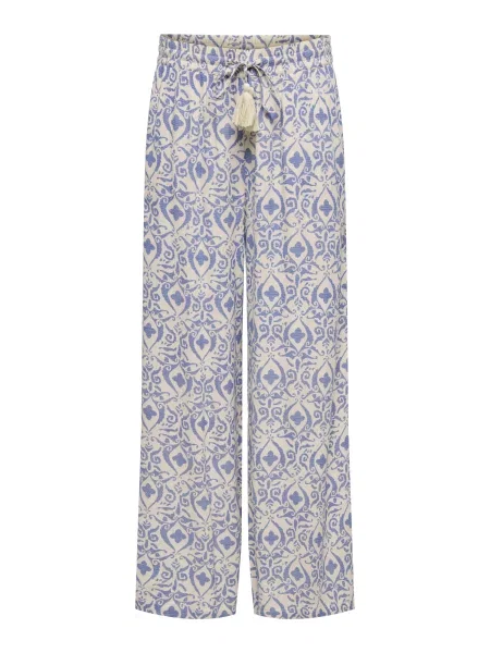 JDY Pantaloni JDYBree kitt / safir alb