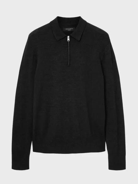 Шерстяной свитер Allsaints черный