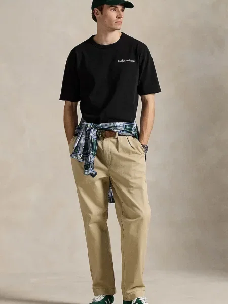 Футболка Polo Ralph Lauren Tee однотонна чорний